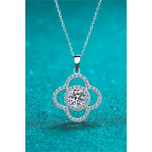 1 Carat Moissanite 925 Sterling Silver Necklace