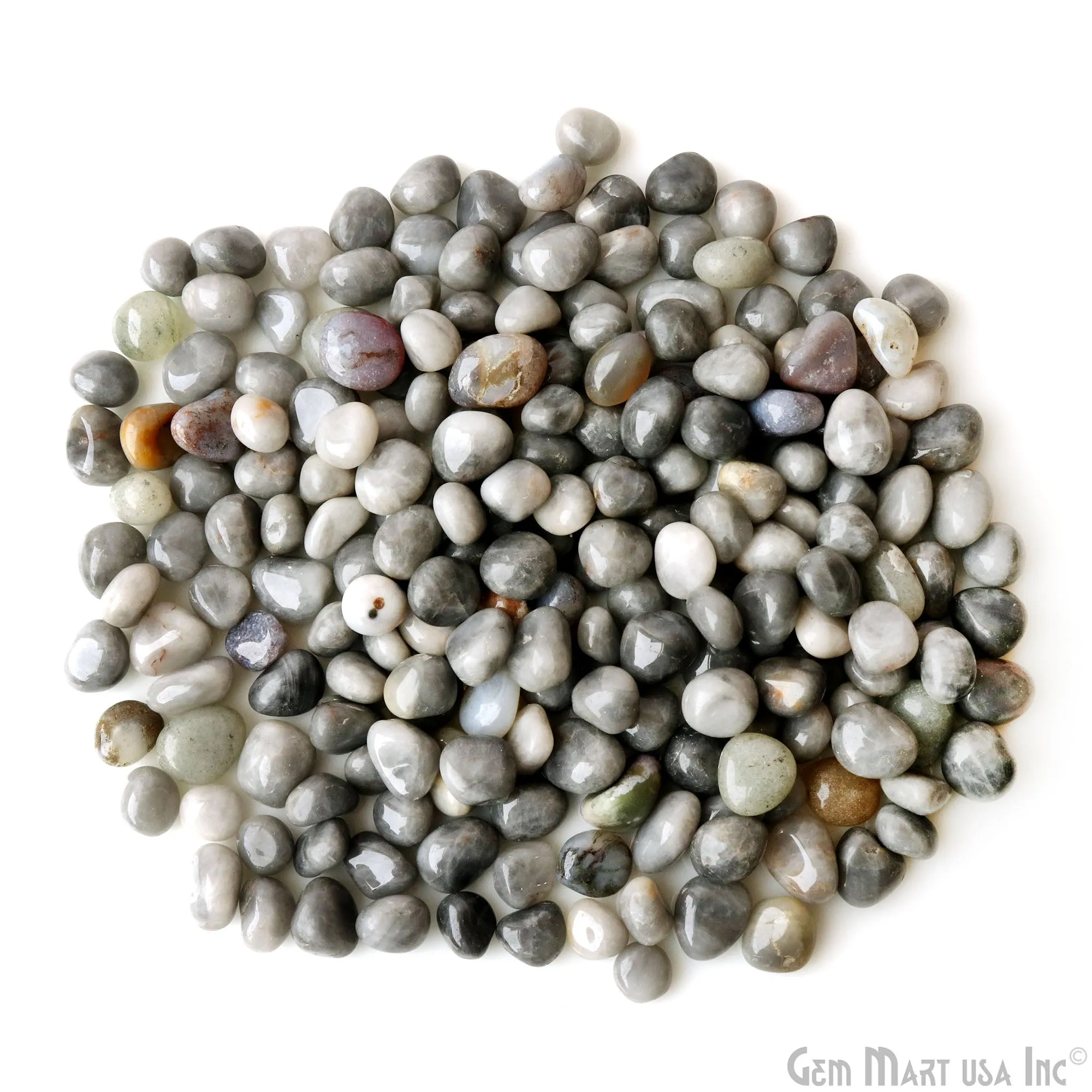 100gm (3.53oz)  Lot Tumbled Stone 0.5 Inch Loose Gemstone Beads