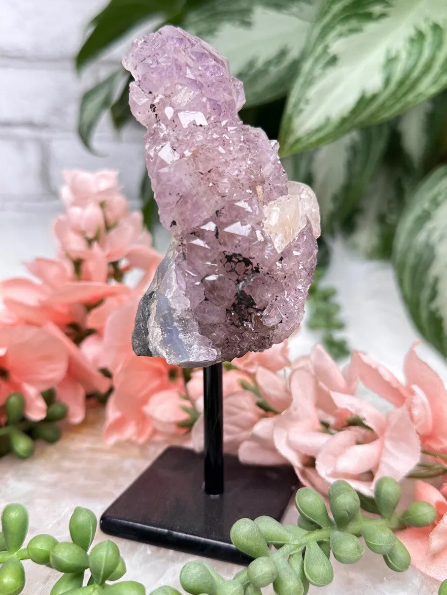 Amethyst Calcite Display Crystal