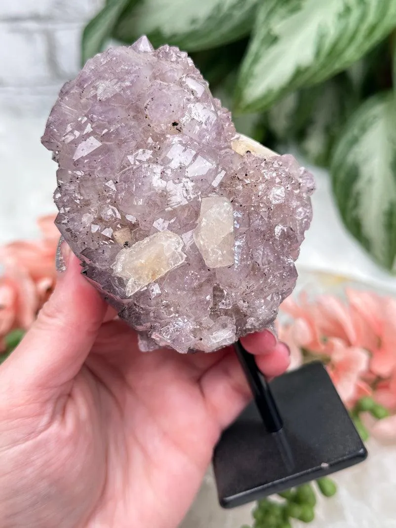 Amethyst Calcite Display Crystal