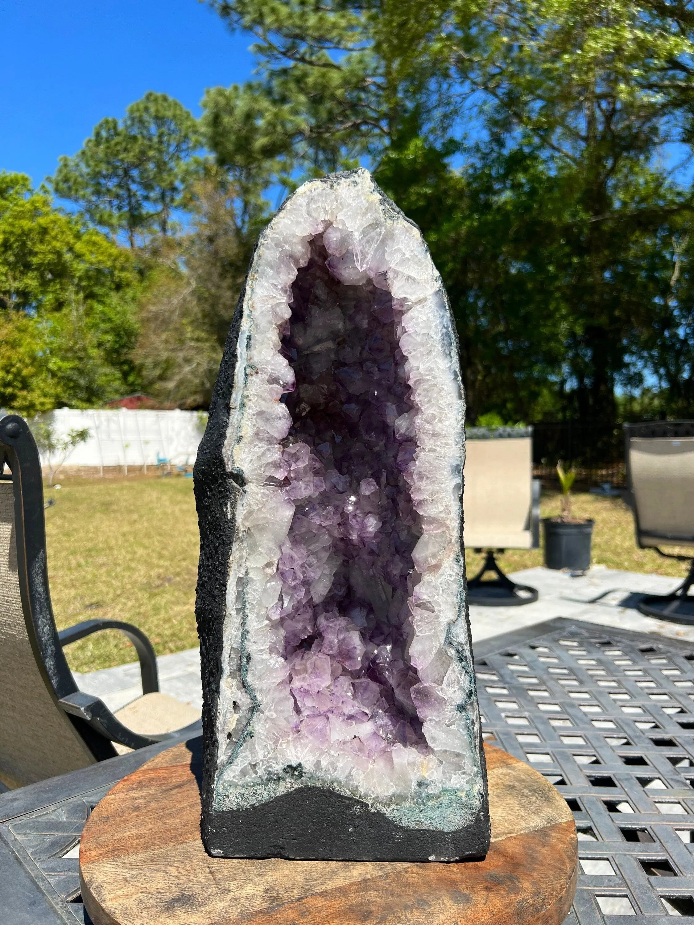 Amethyst cathedral geode 47 pounds.