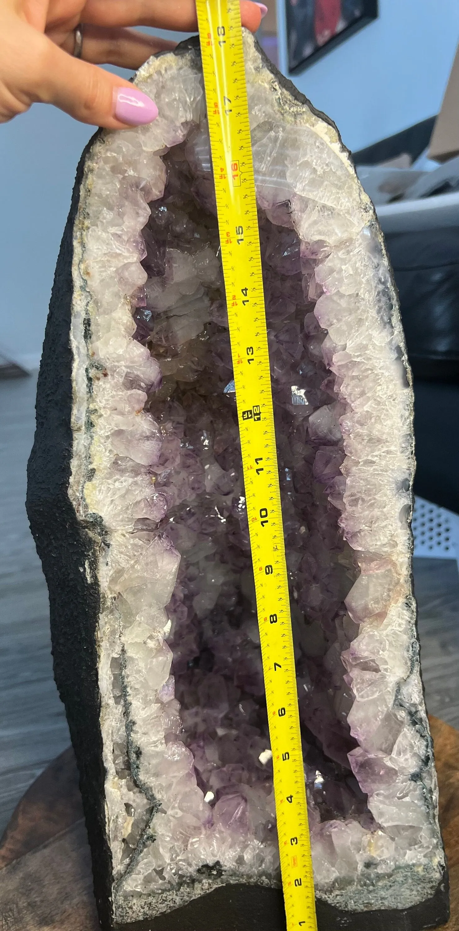 Amethyst cathedral geode 47 pounds.