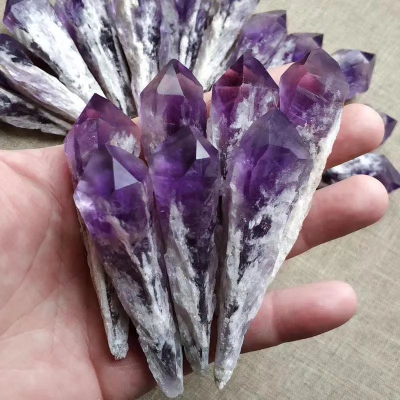 Amethyst Cluster Small Backbone Crushed Stone