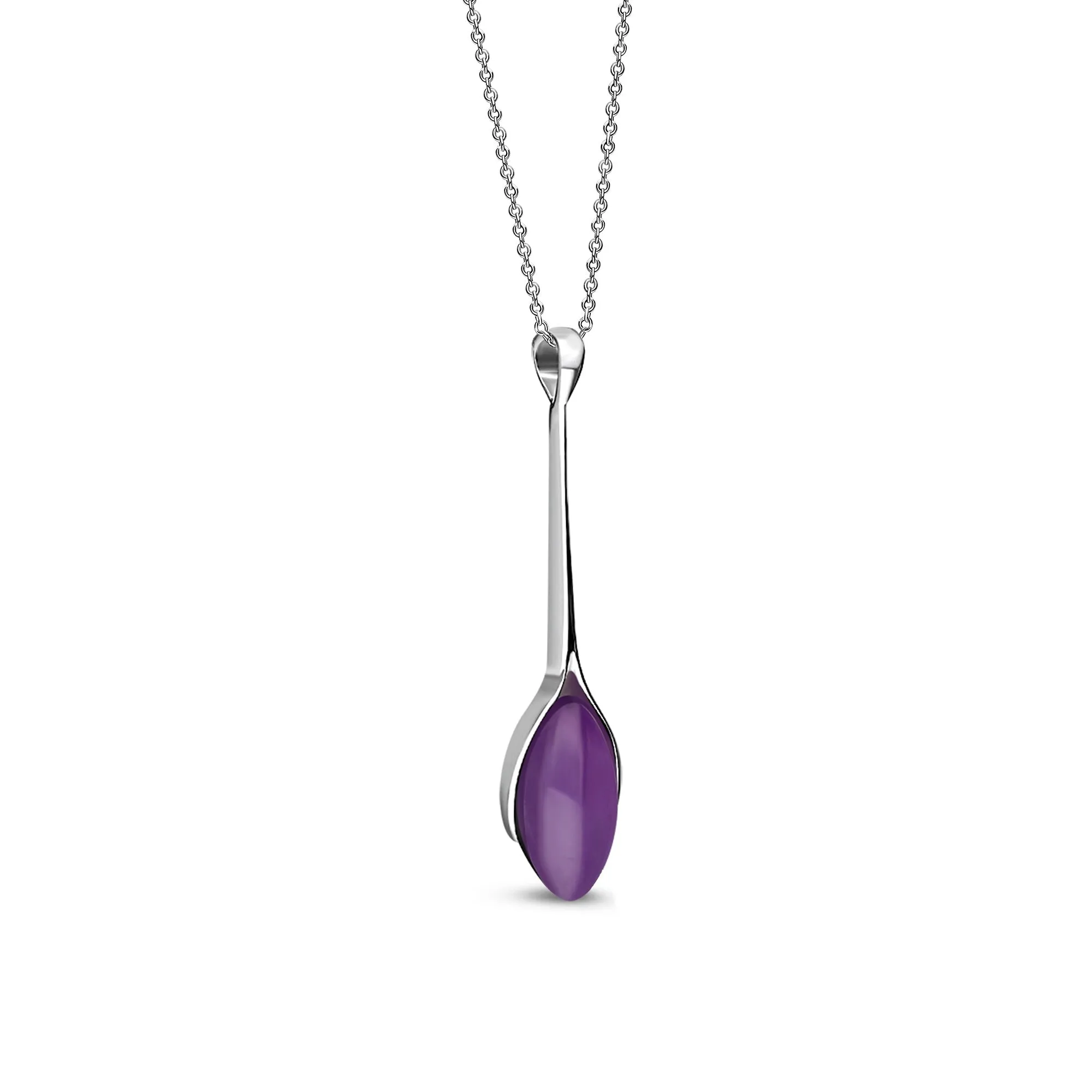 Amethyst Long Drop Pendant