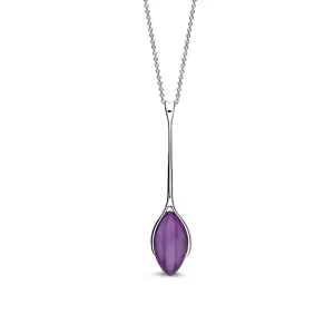 Amethyst Long Drop Pendant