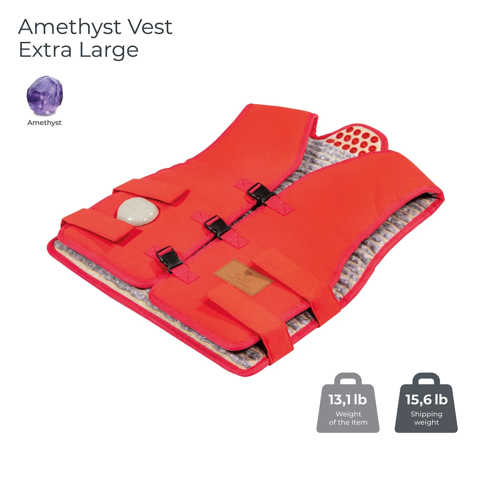 Amethyst Vest Extra Large Soft | Photon PEMF InfraMat Pro®