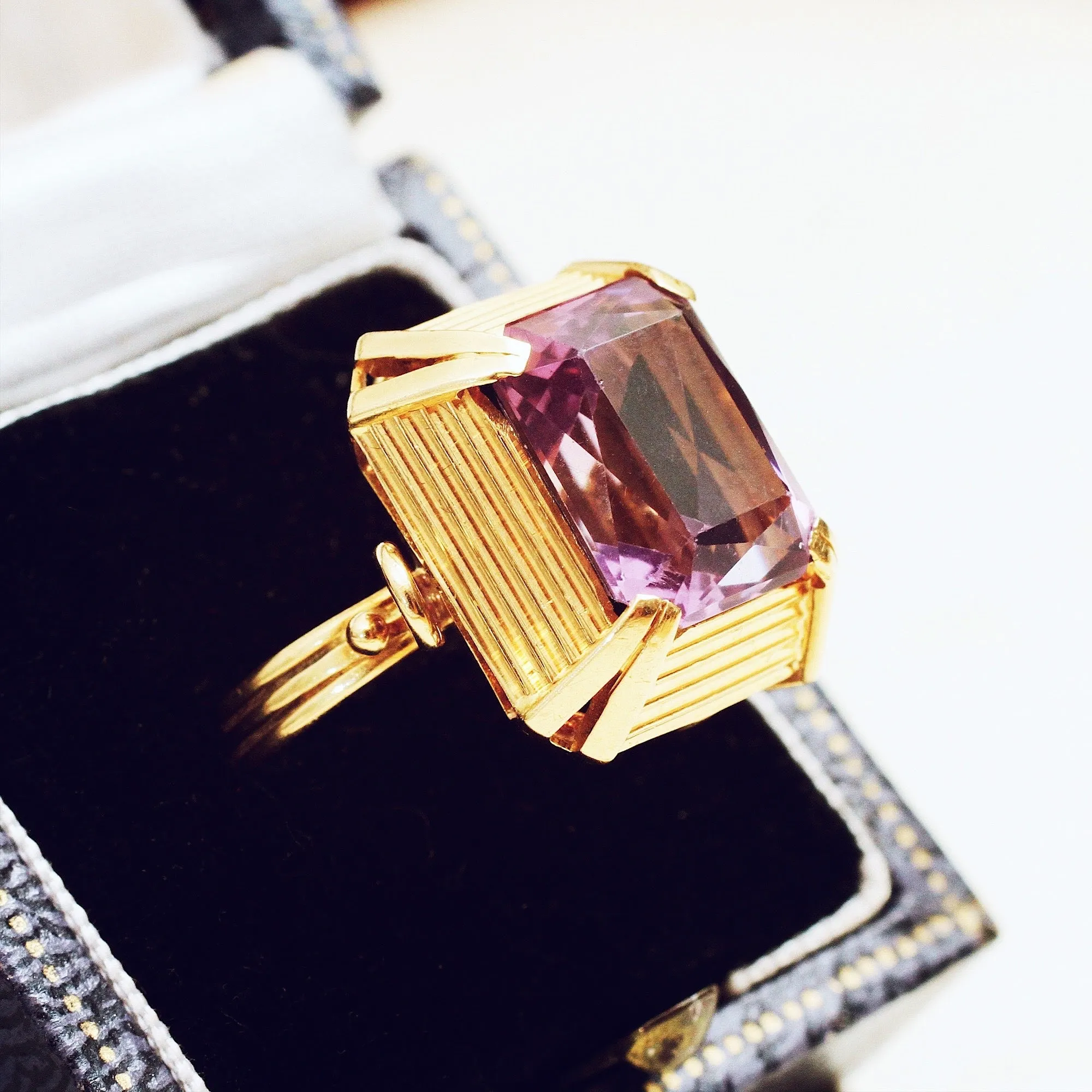 An Extravagant Vintage 1960's Amethyst Cocktail Ring