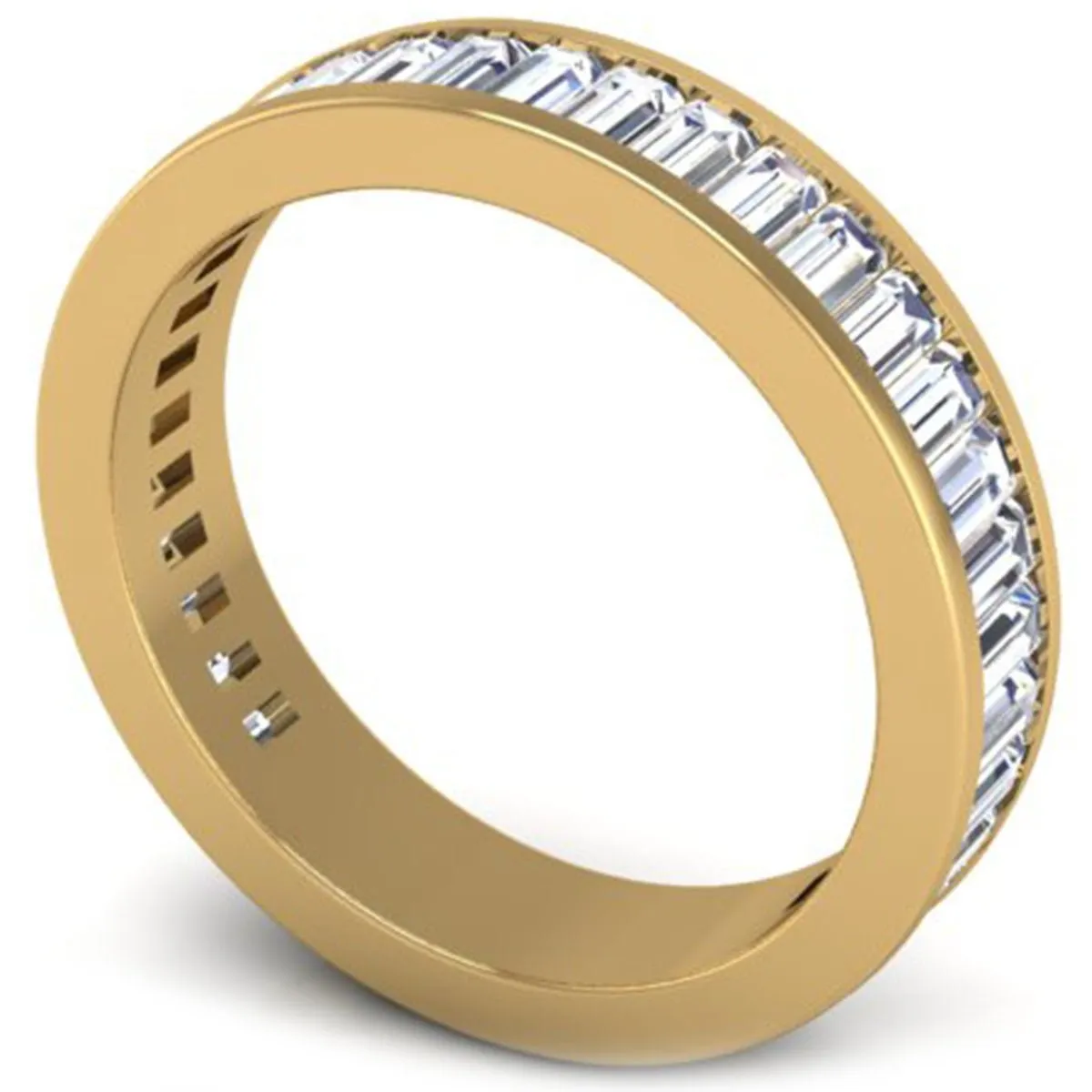 Ben Garelick Eternal Baguette Diamond Wedding Band