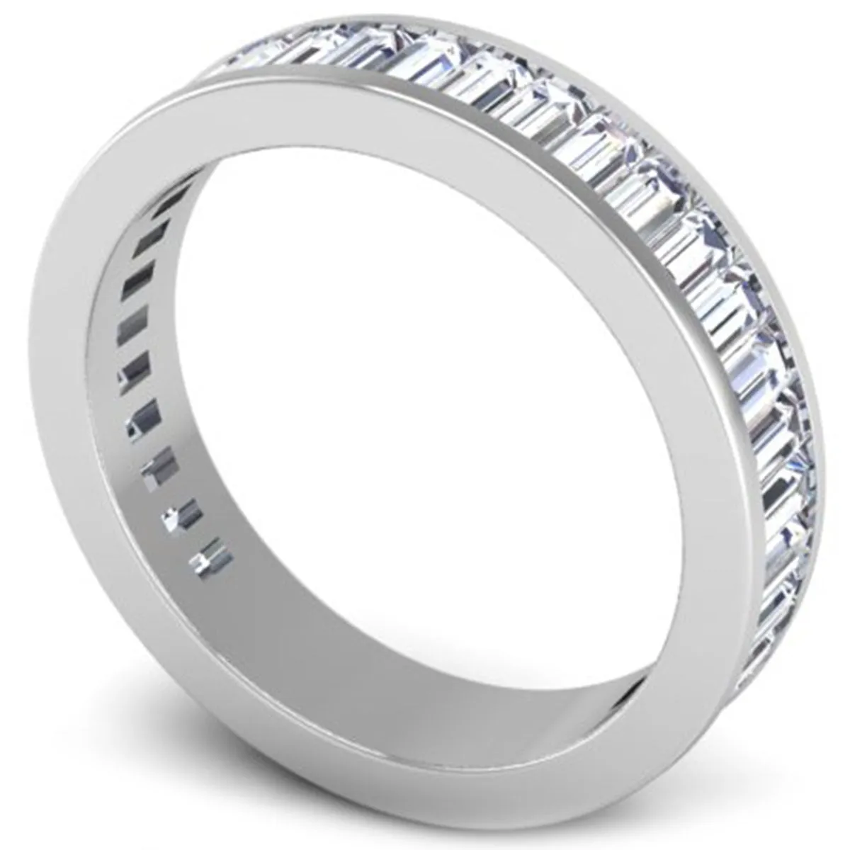 Ben Garelick Eternal Baguette Diamond Wedding Band