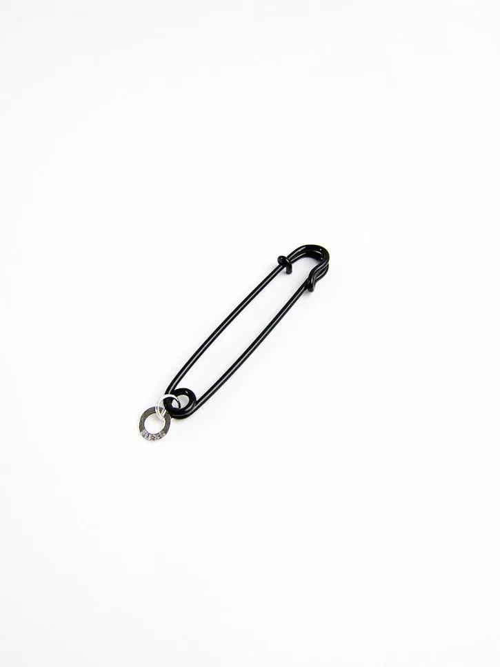 Bless Safety Pin, Black