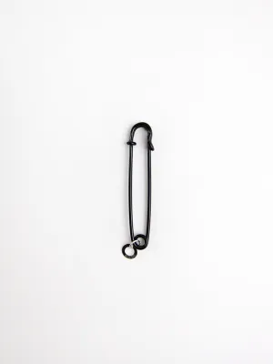 Bless Safety Pin, Black