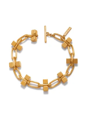 Blockbuster Gold Chain Bracelet