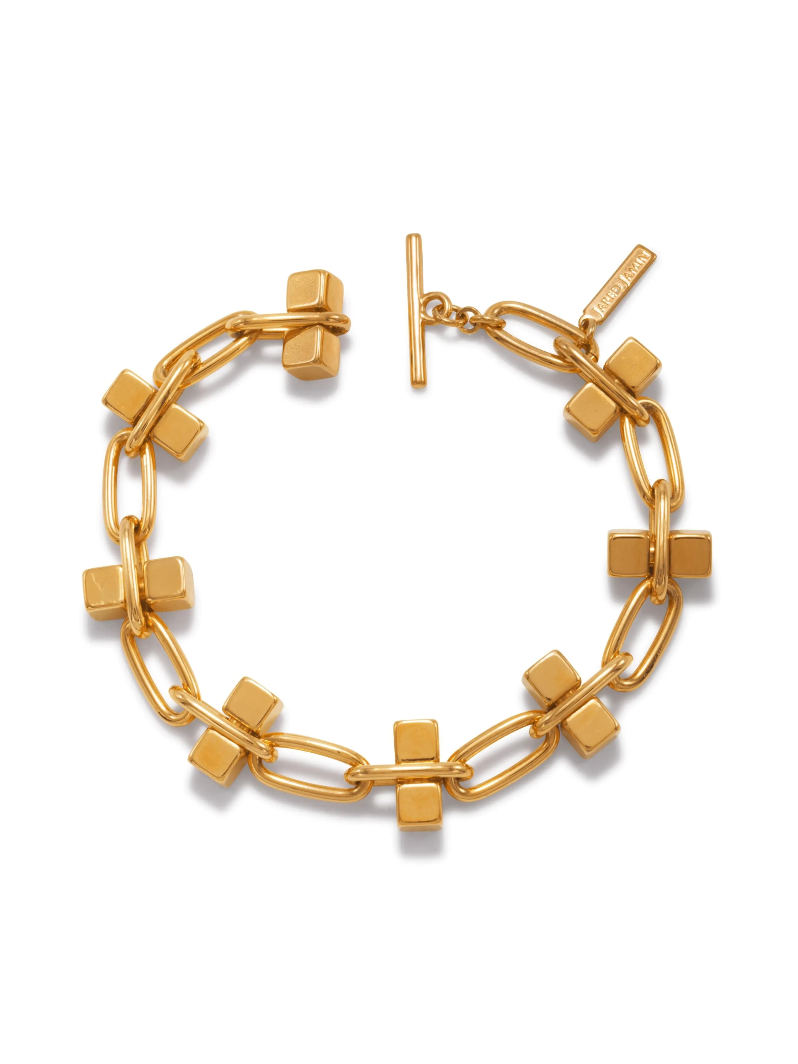 Blockbuster Gold Chain Bracelet