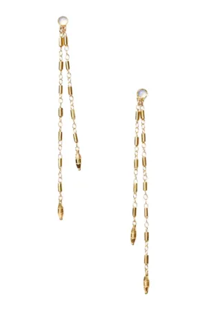 Chan Luu Dangle Earrings in Yellow Gold