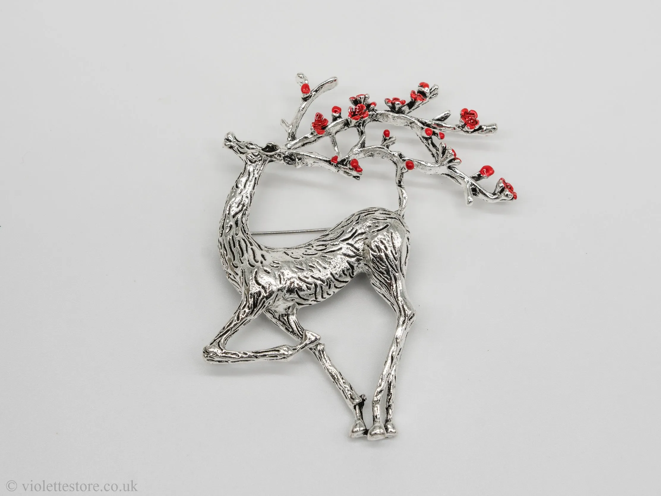 Christmas Deer Brooch 2024