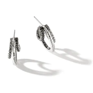 Classic Chain Hammered Earrings