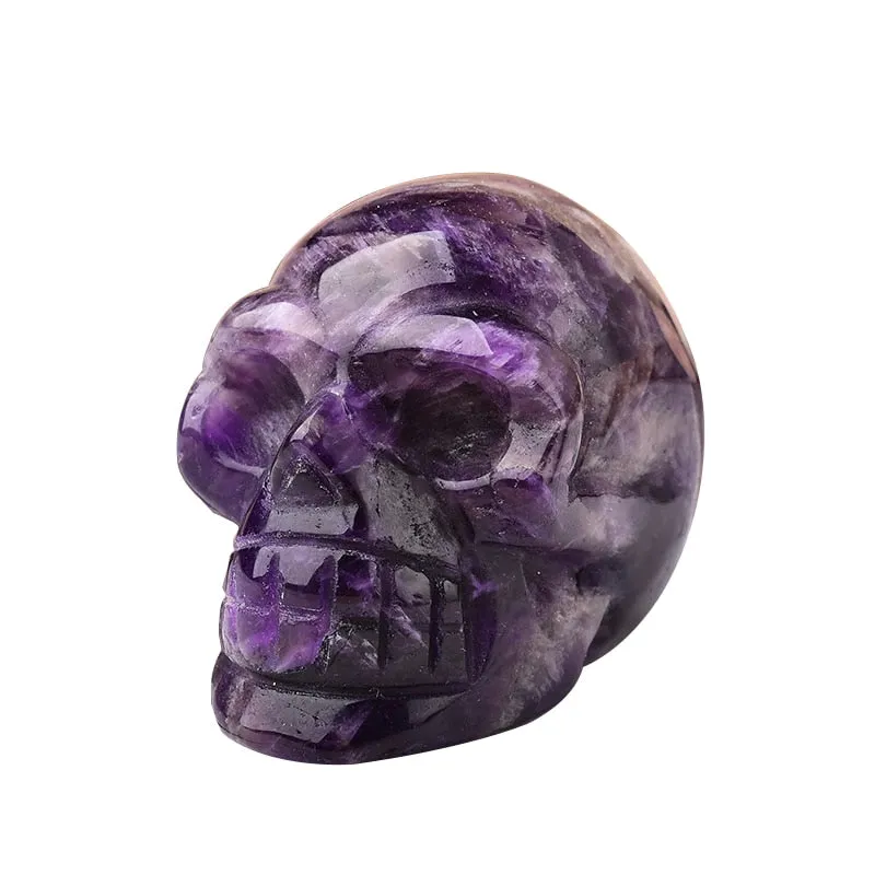 Crystal Skull Ghost Head Statue Figurine