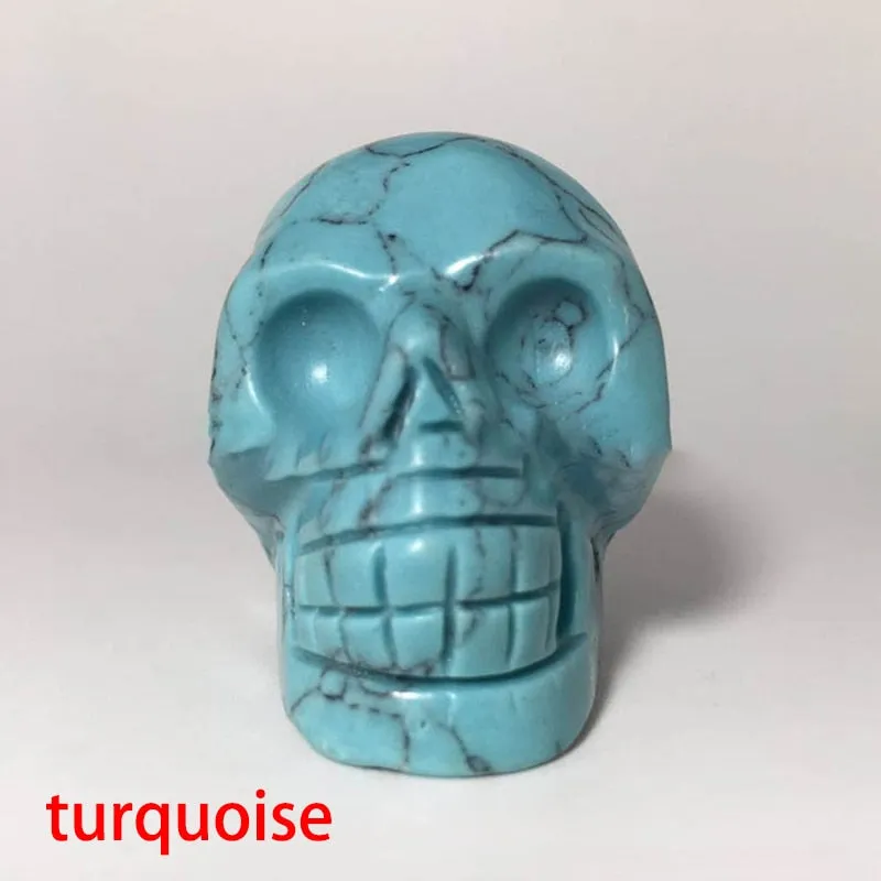 Crystal Skull Ghost Head Statue Figurine