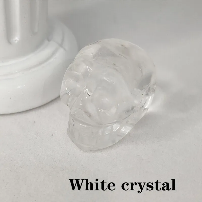 Crystal Skull Ghost Head Statue Figurine