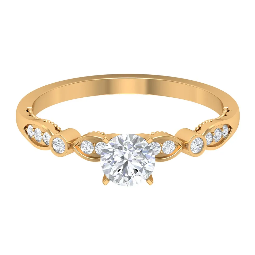 Cubic Zirconia Promise Engagement Ring