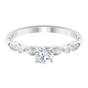 Cubic Zirconia Promise Engagement Ring