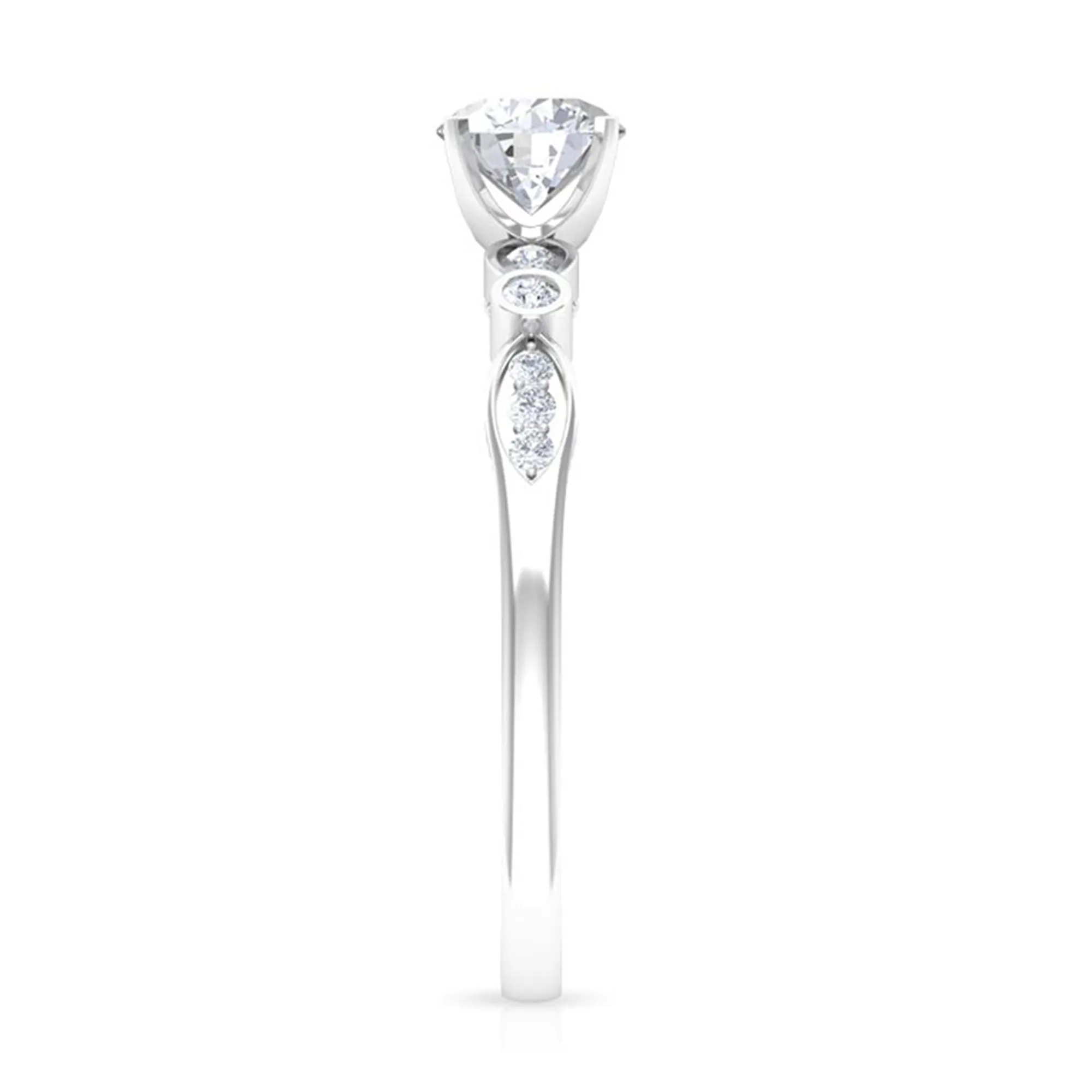 Cubic Zirconia Promise Engagement Ring