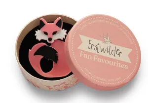 Erstwilder She’s So Foxy Pink Fox Brooch