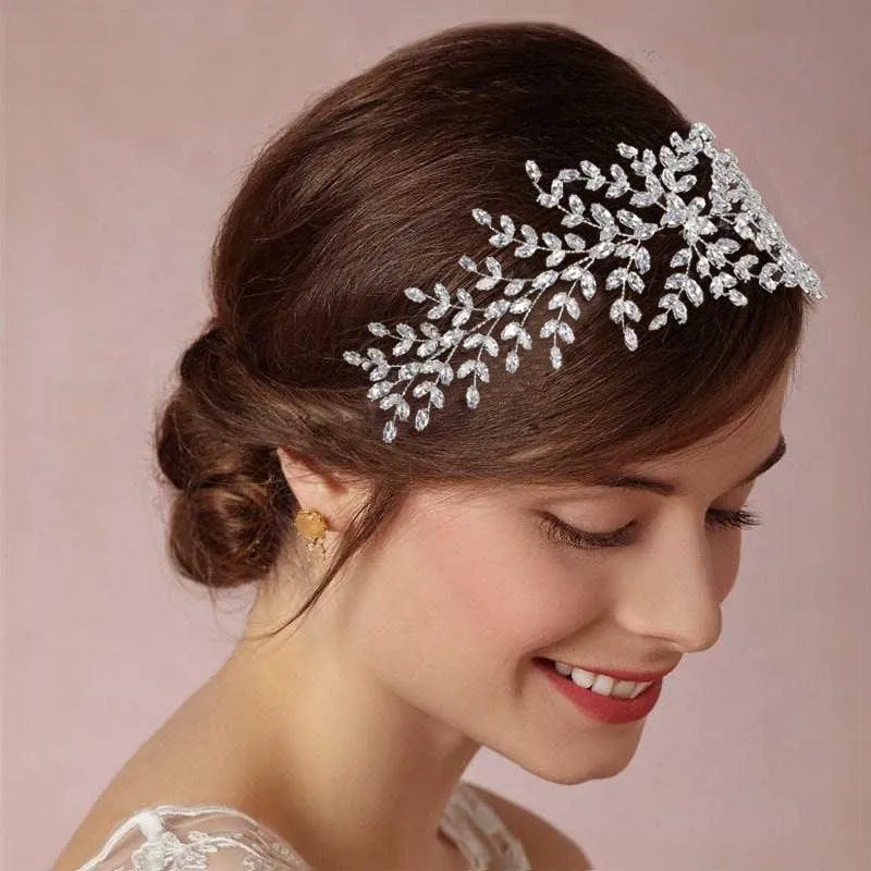 Fashion Wedding Tiaras Bride Crown With Zircon