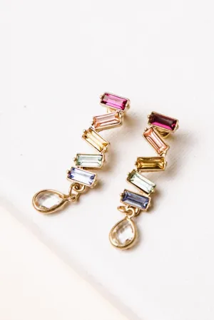 Gemstone Dangle Earrings