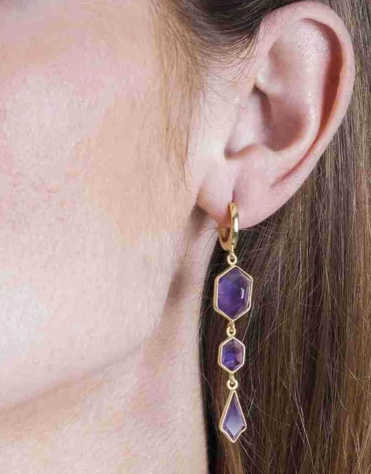 Geo Dangle Earring