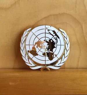 Hat Badge United Nations Metal