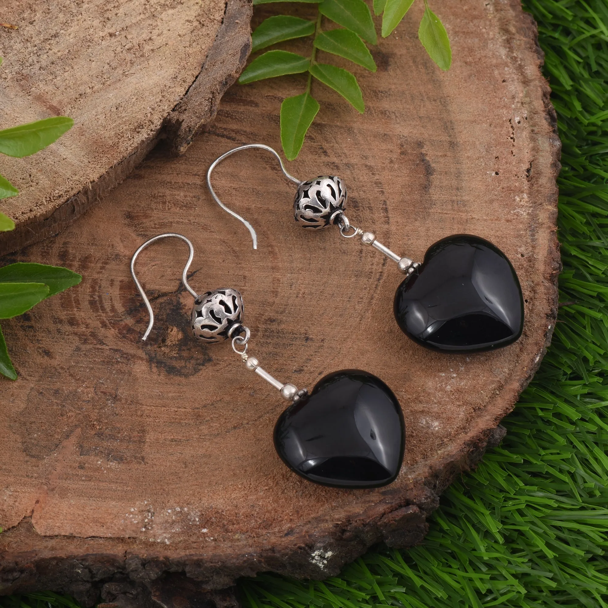 Heart Beads Earrings