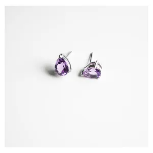 In the City Amethyst Earrings