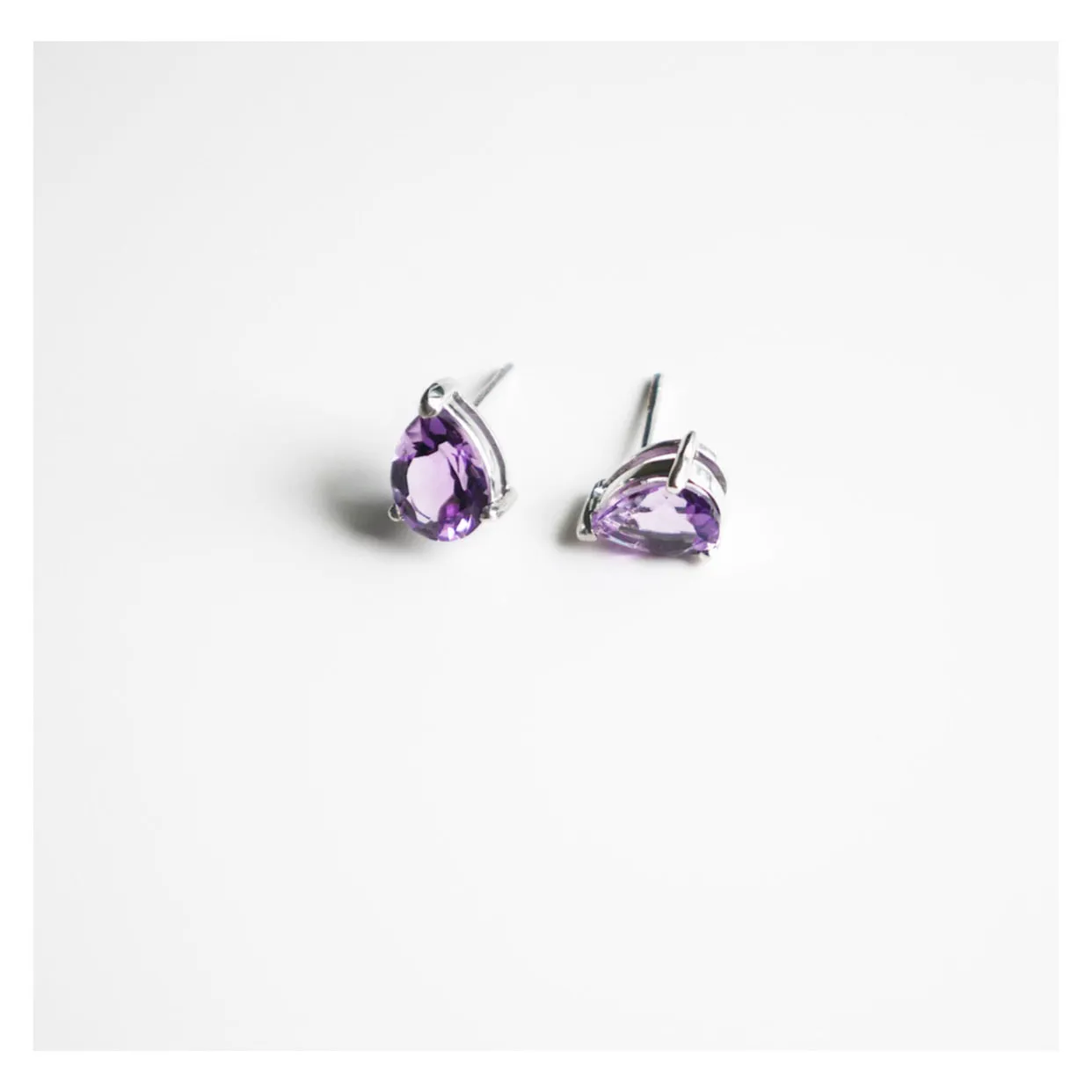 In the City Amethyst Earrings