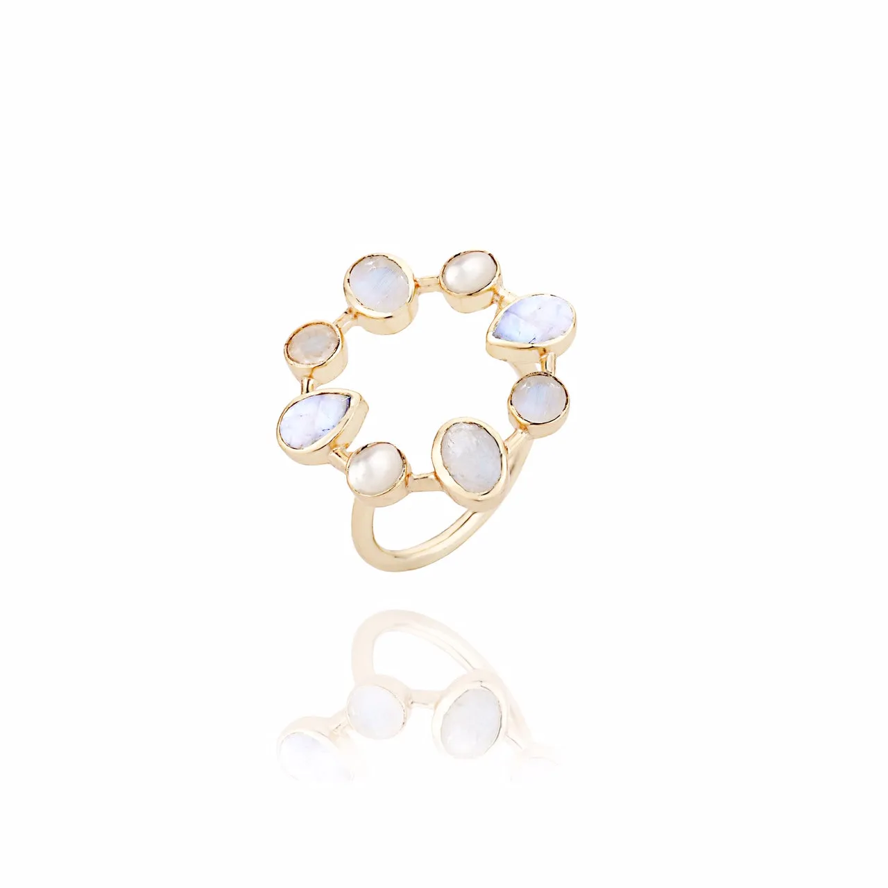 Ivory Circular Ring