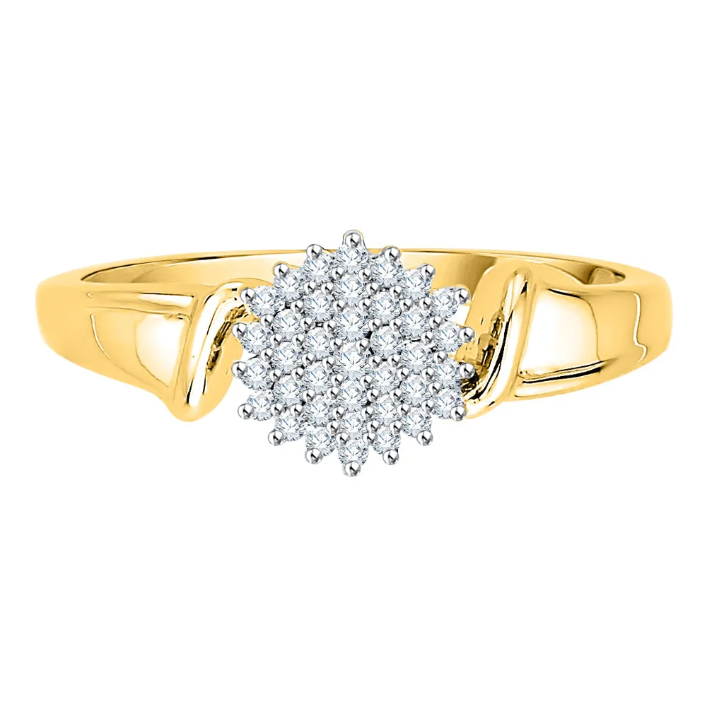 KATARINA Diamond Cluster Cocktail Ring (1/6 cttw, J-K, SI2-I1)