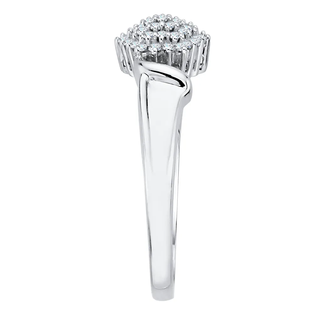 KATARINA Diamond Cluster Cocktail Ring (1/6 cttw, J-K, SI2-I1)