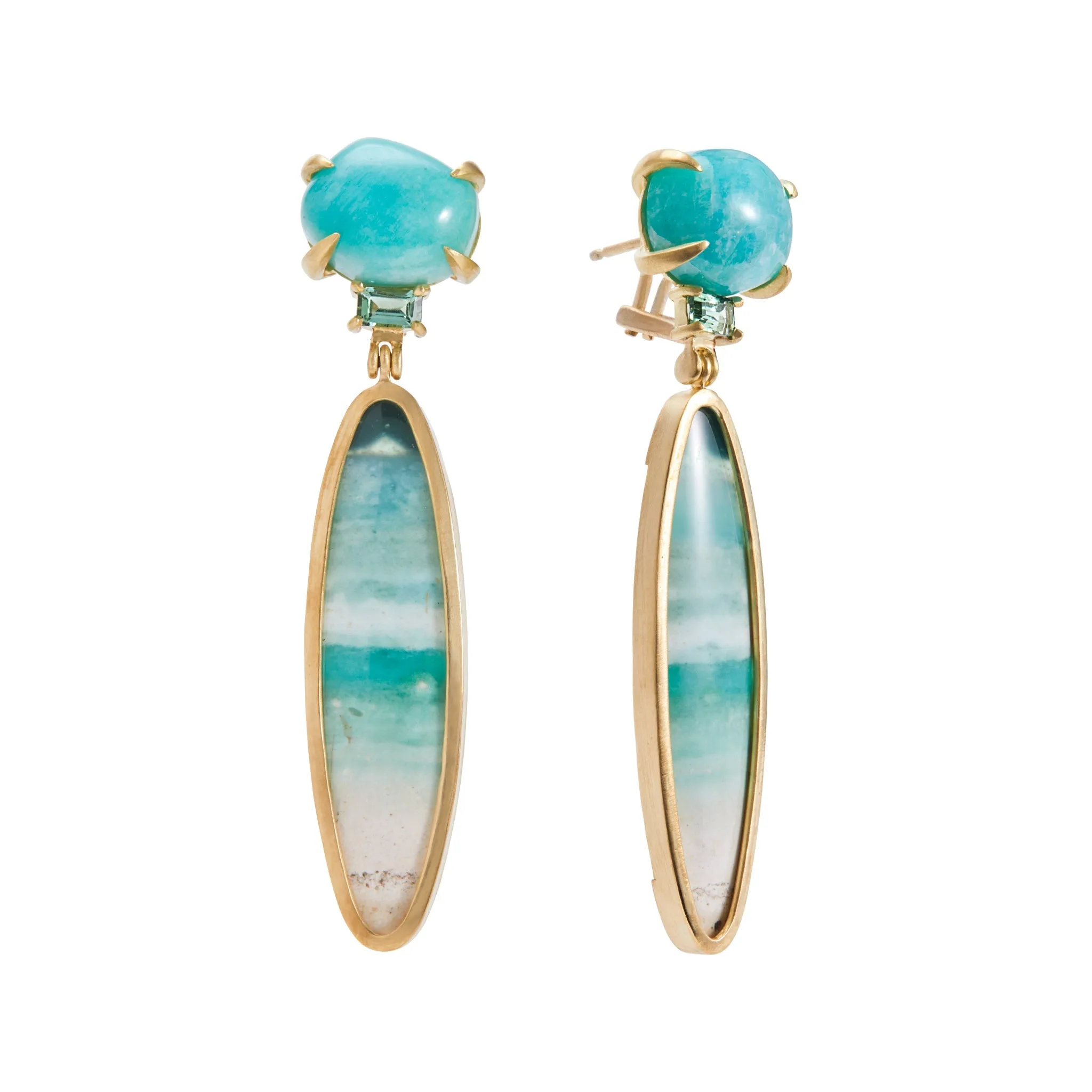 Landscape: Ocean, Tropical Earrings