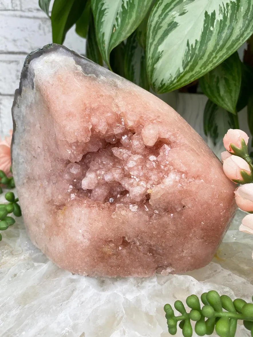 Large Pink Amethyst Geode