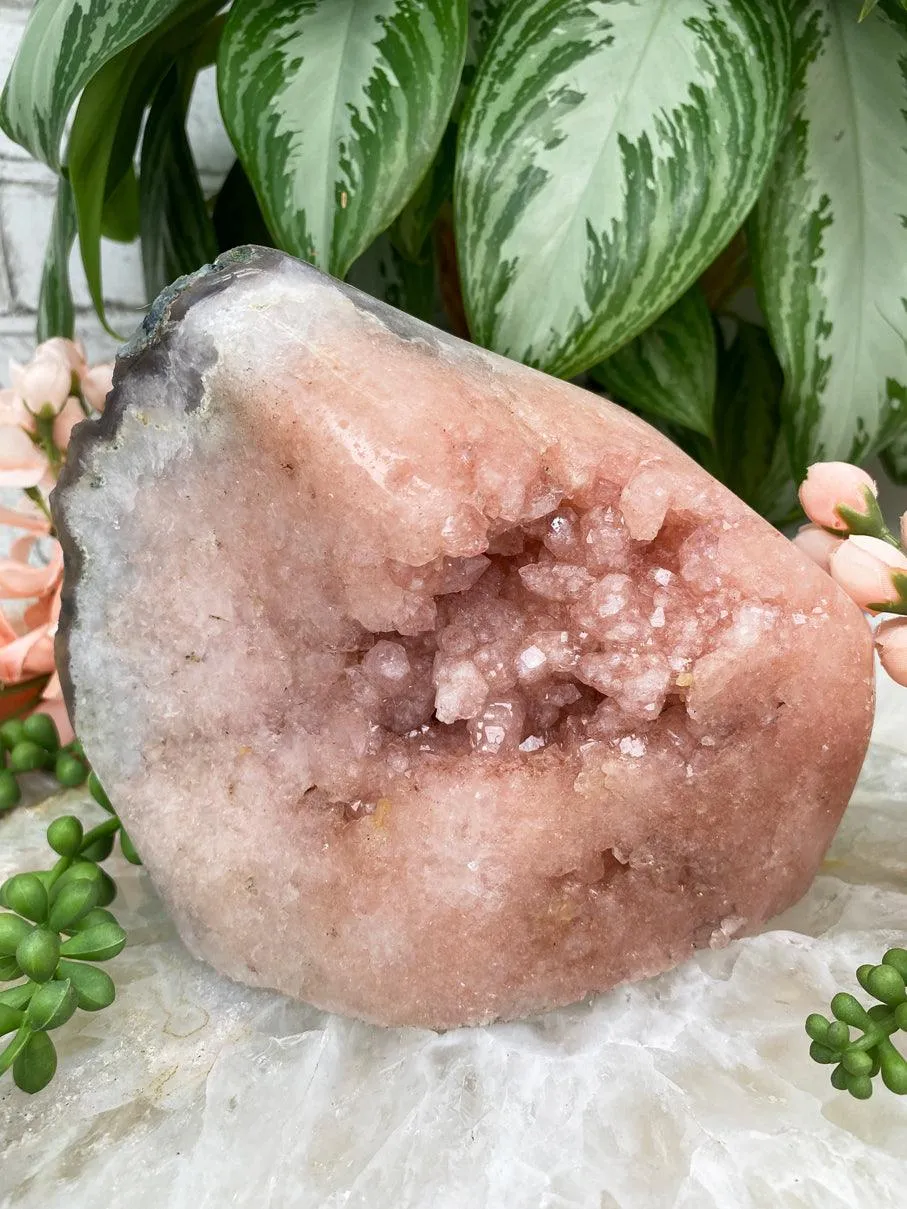 Large Pink Amethyst Geode