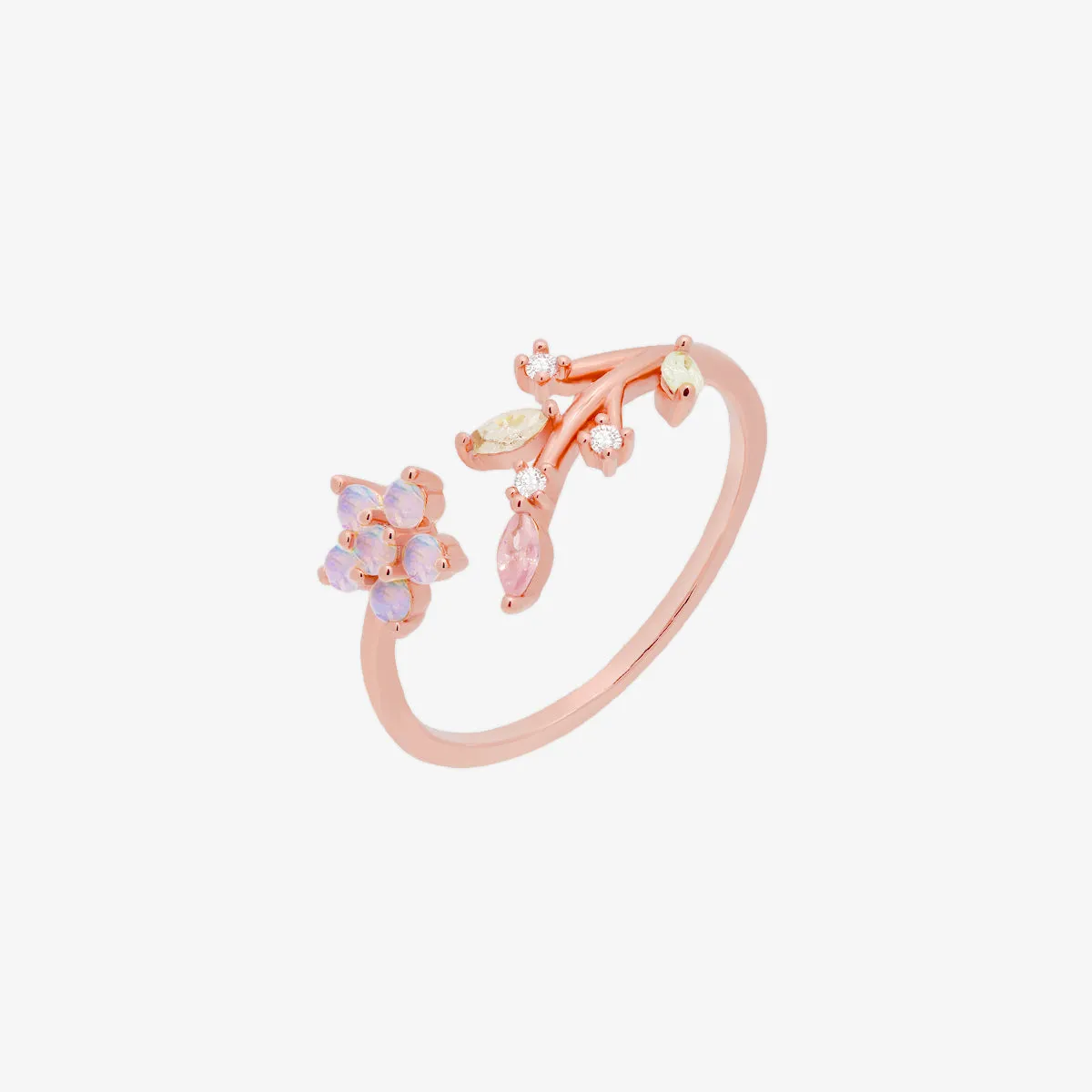 Laurel flower ring