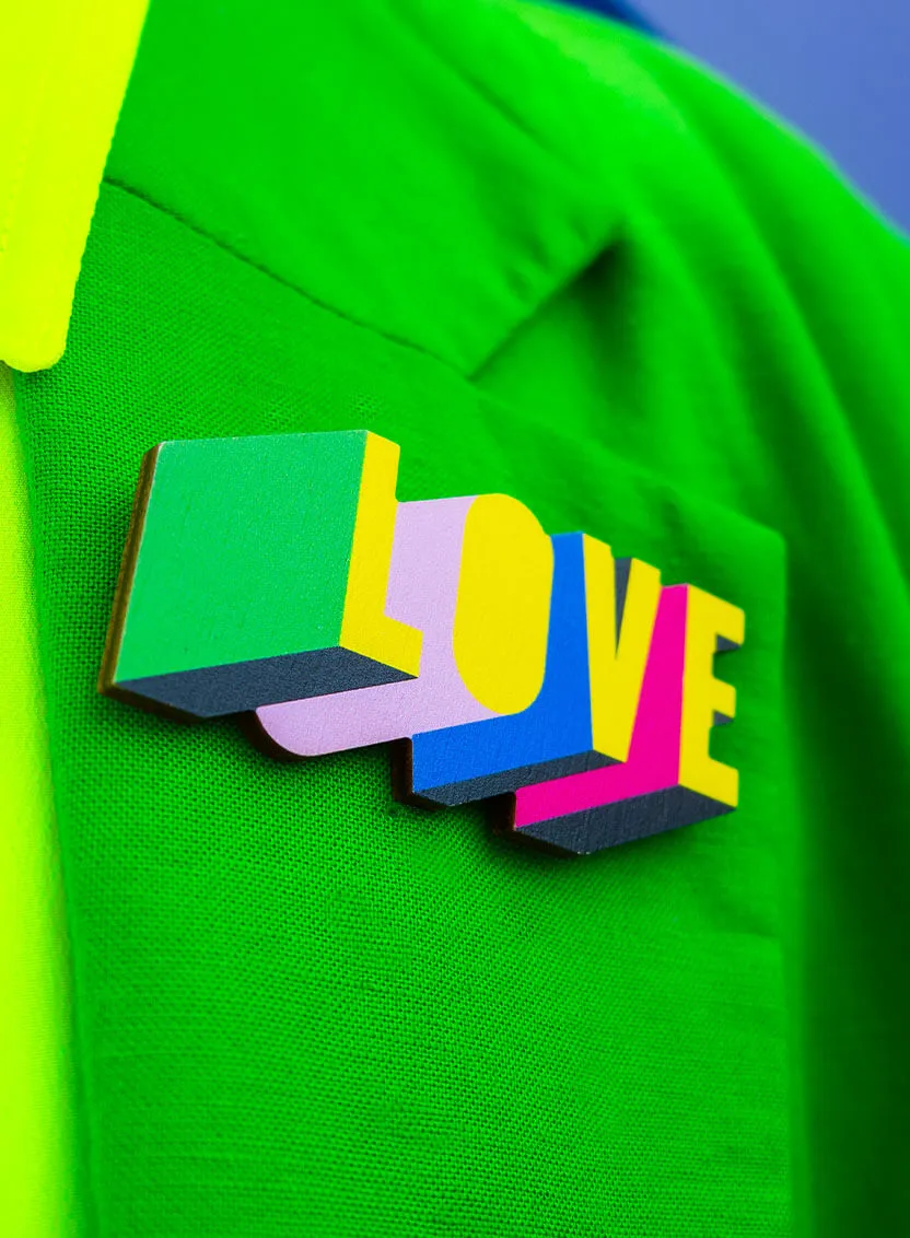 LOVE Brooch