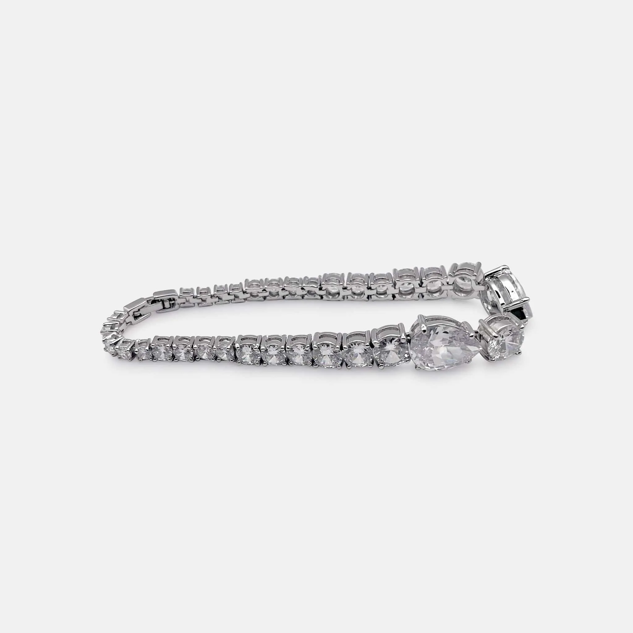 Luxe Pear Tennis Bracelet