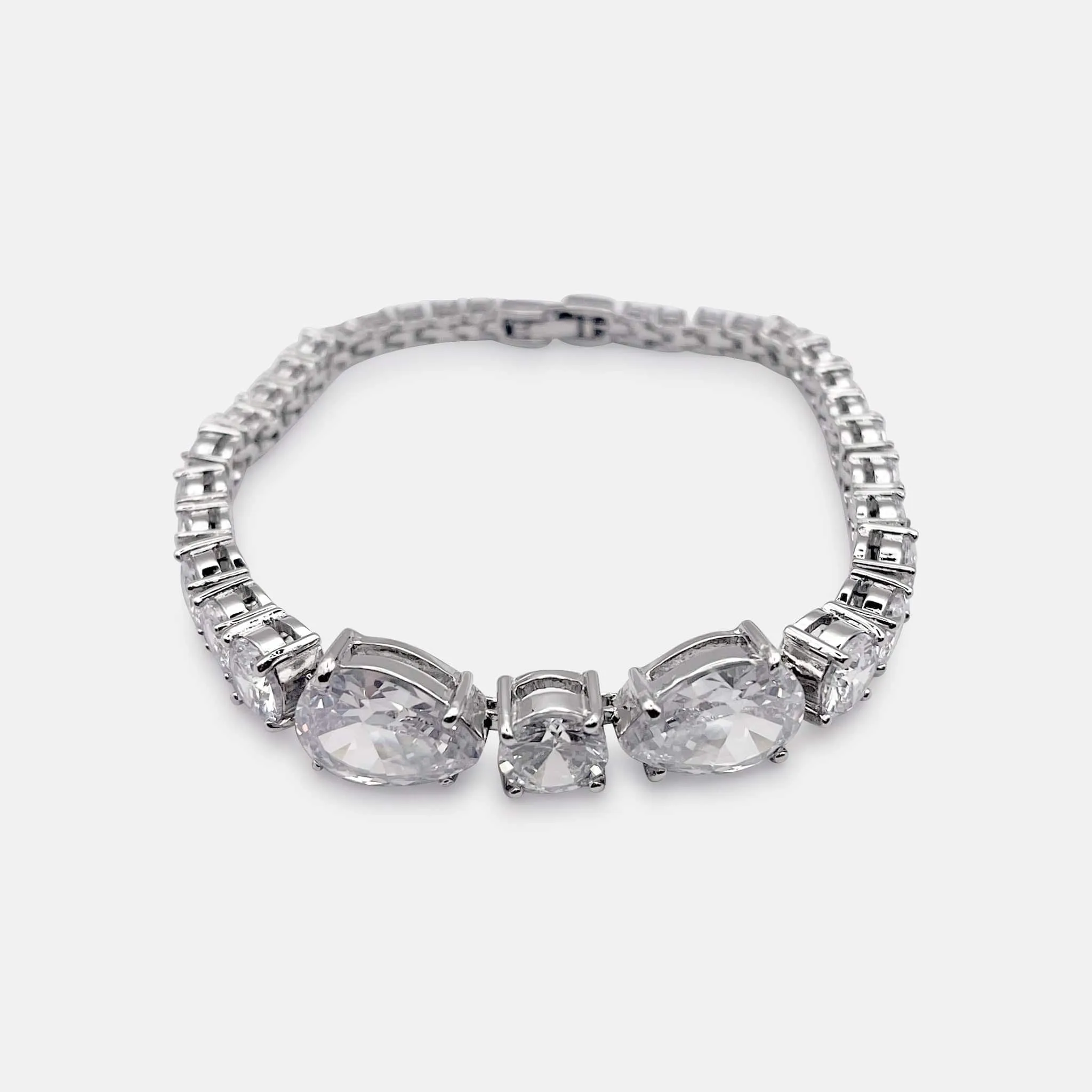 Luxe Pear Tennis Bracelet