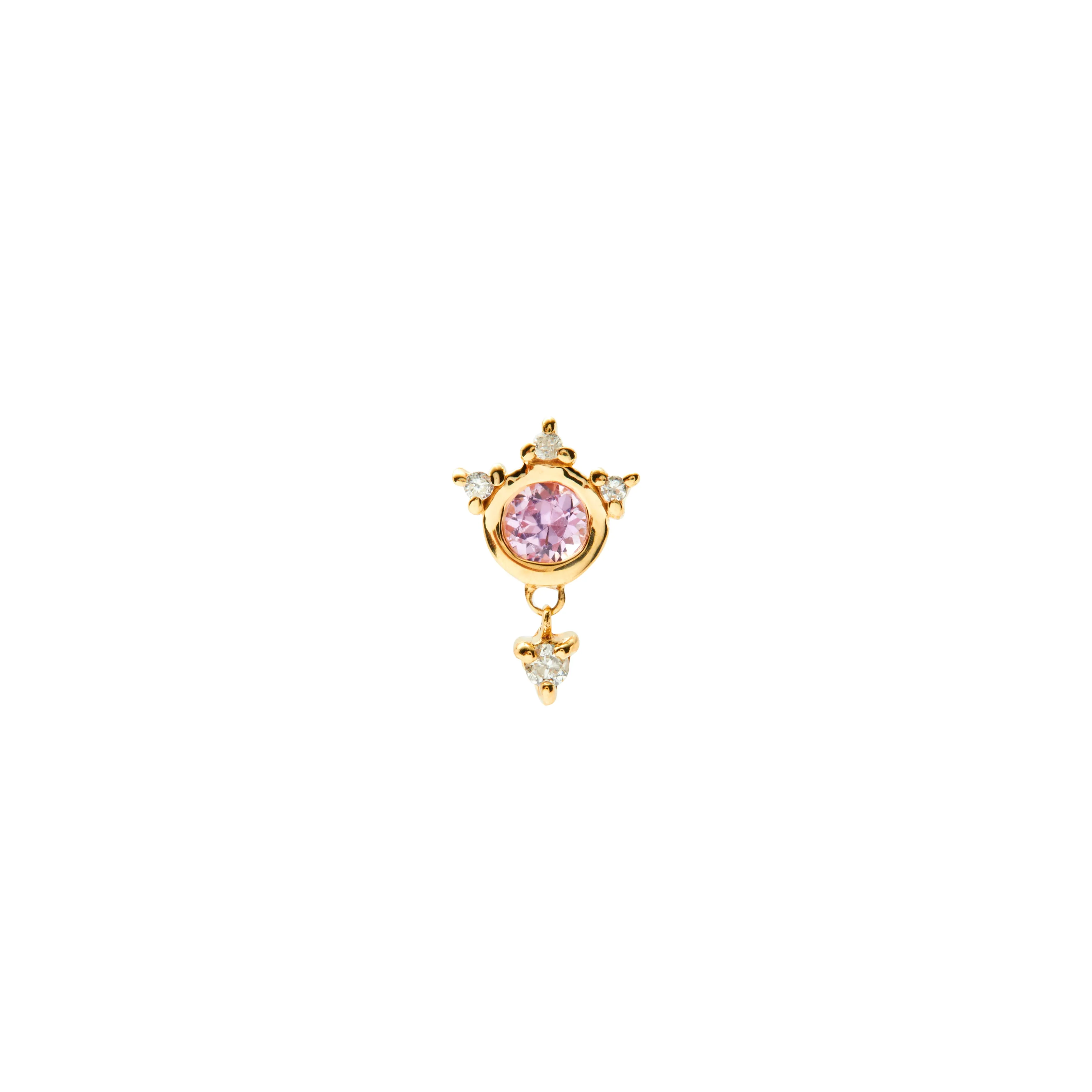 Majesty Stud In Amethyst