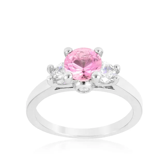 Marcy Ruby Three Stone Engagement Ring | 1.4ct