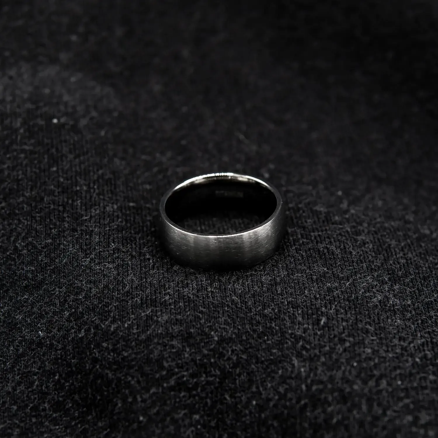 Men Minimalist Wedding Band Engagement Ring