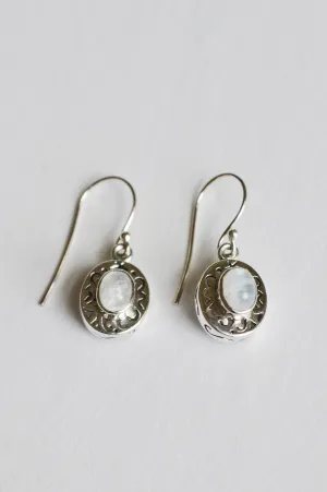 Moonstone Dangle Earrings