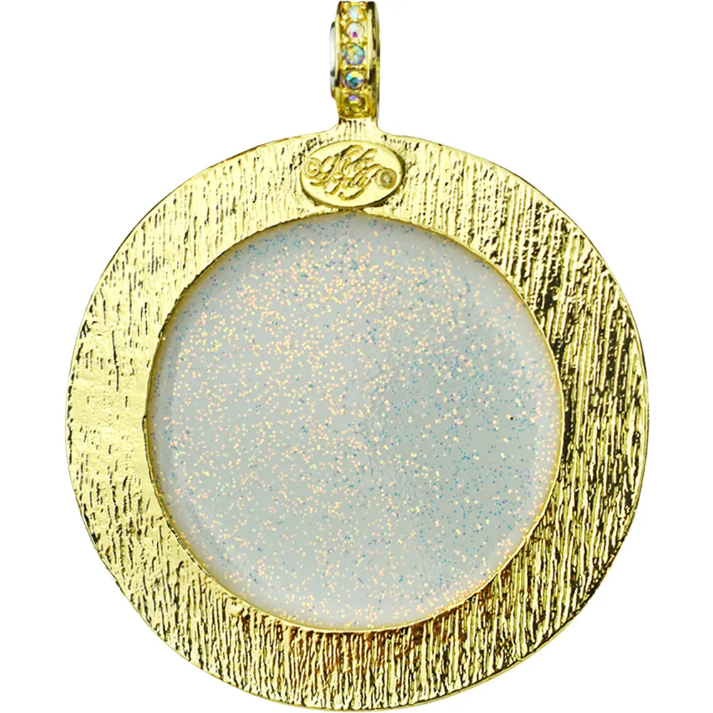 Mystic Fairy Seaview Moon 50mm Magnetic Enhancer (Goldtone/Mystic Iridis)