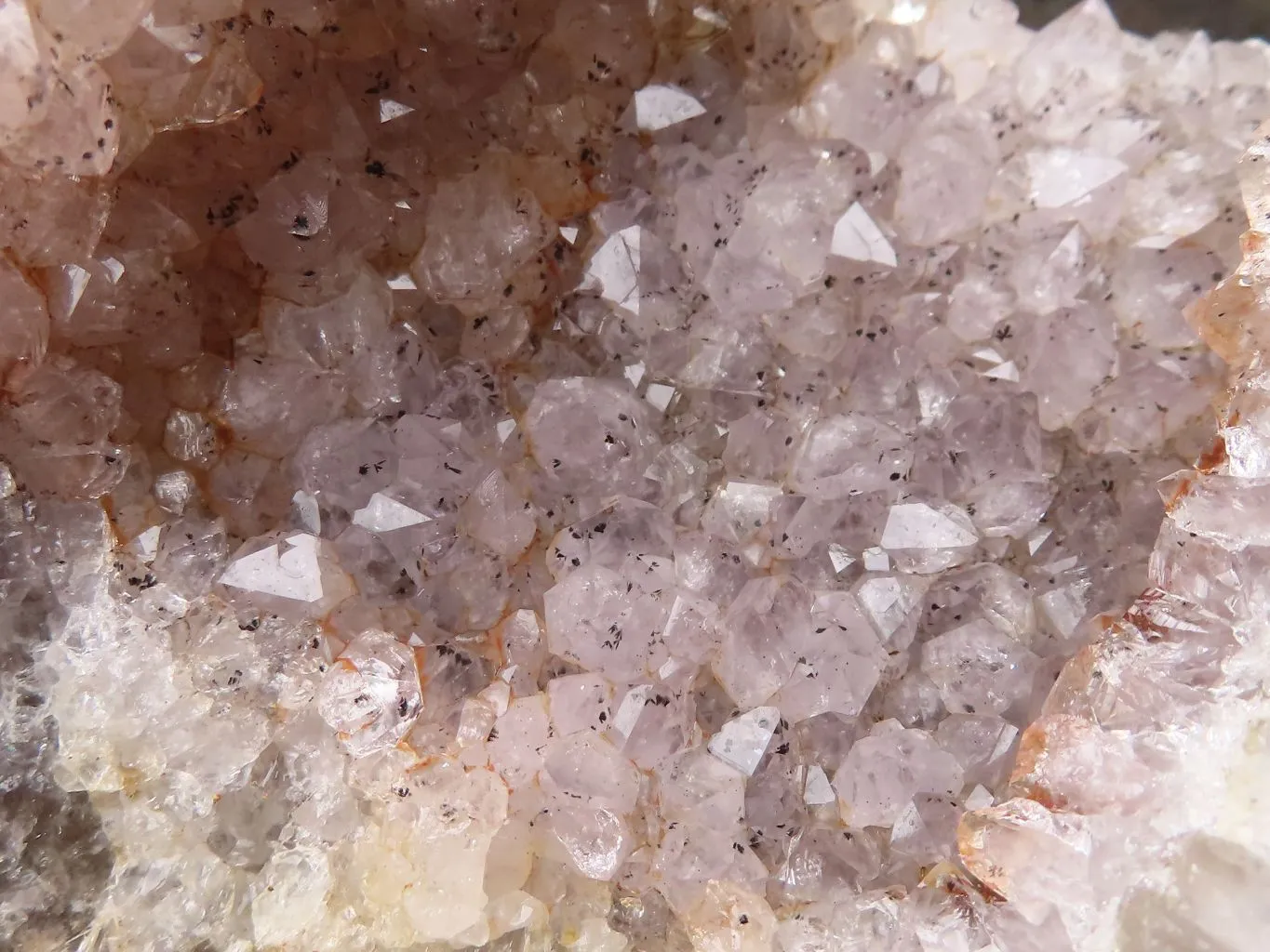 Natural Amethyst & Crystal Centered Geodes x 3 From Zululand, South Africa